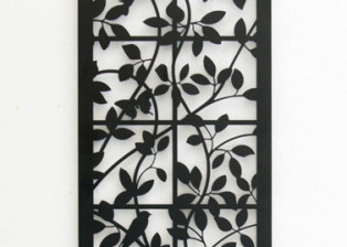 Clematis on Trellis by Trellis Art Designs