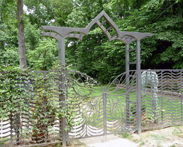 Butterfly Gates and Arbor by Trellis Art Designs