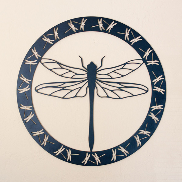 Dragonfly Encircled by Trellis Art Designs