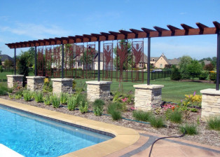 Pool Screen by Trellis Art Designs