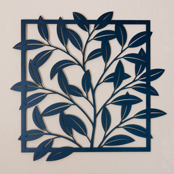 Leaves in Frame by Trellis Art Designs