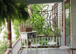 Trellis on Victorian Porch by Trellis Art Designs