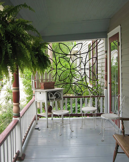 Trellis on Victorian Porch by Trellis Art Designs