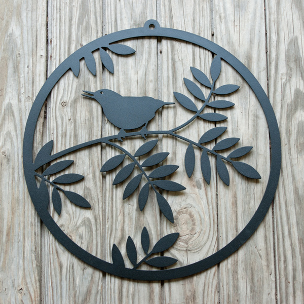 Bird in Circle by Trellis Art Designs