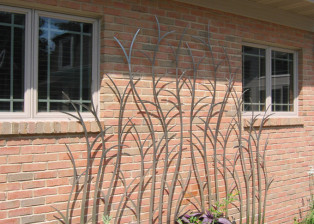 Branching Trellis • Stainless by Trellis Art Designs