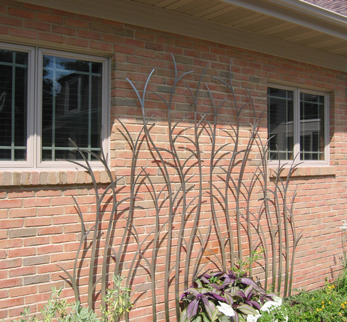 Branching Trellis • Stainless by Trellis Art Designs